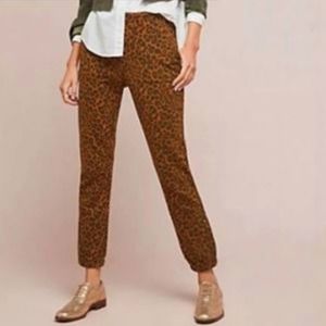 Anthropologie | x Sancuary Animal Print Jogger Pants XS